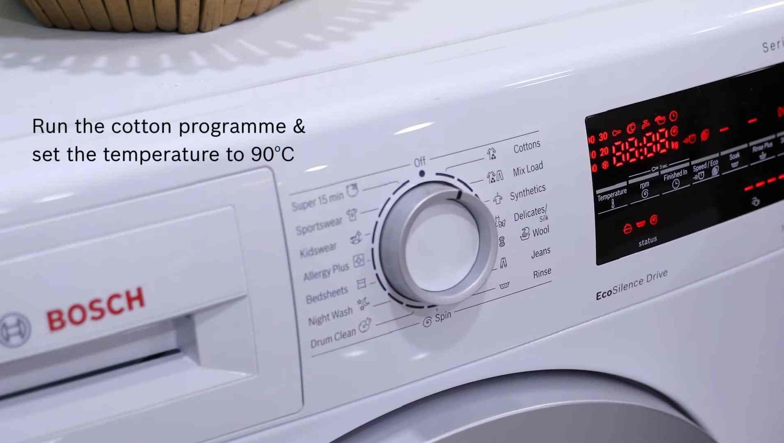 bosch washing machine maintenance