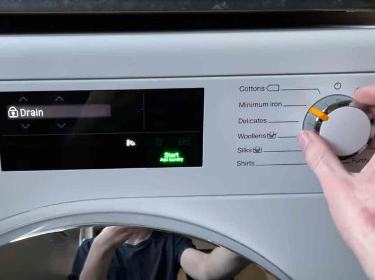 miele washing machine stuck on programme cancelled