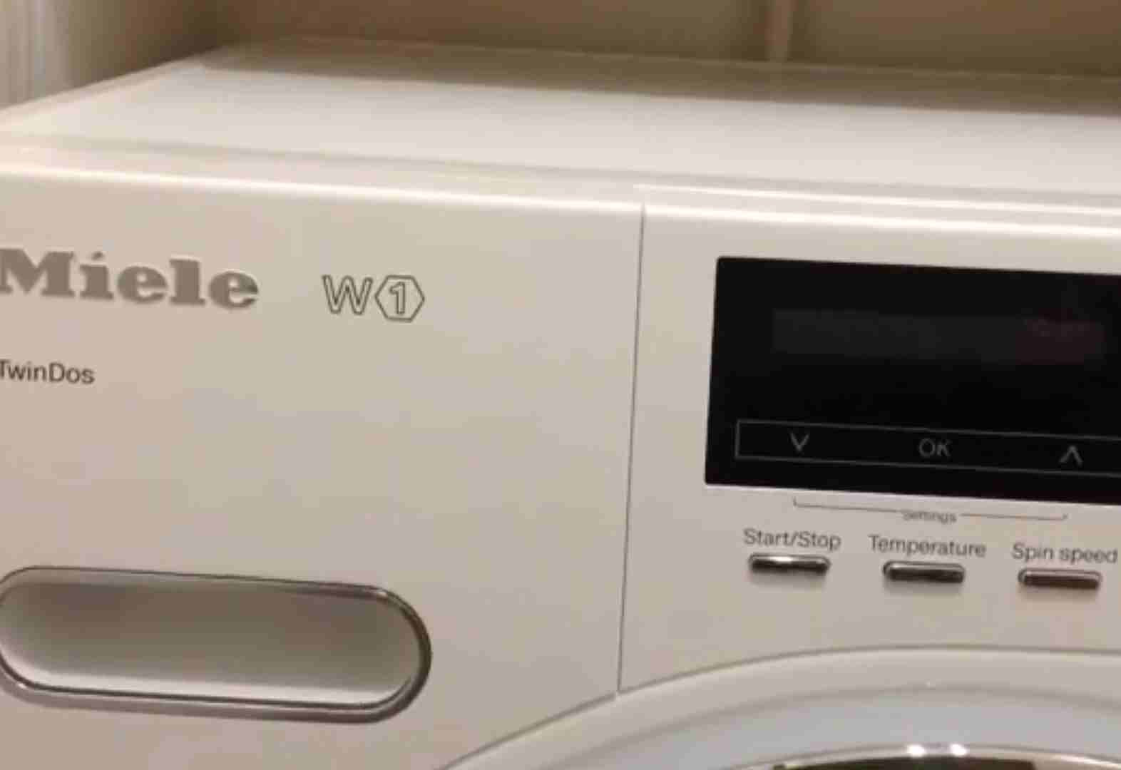 turn off twindos on miele washing machine