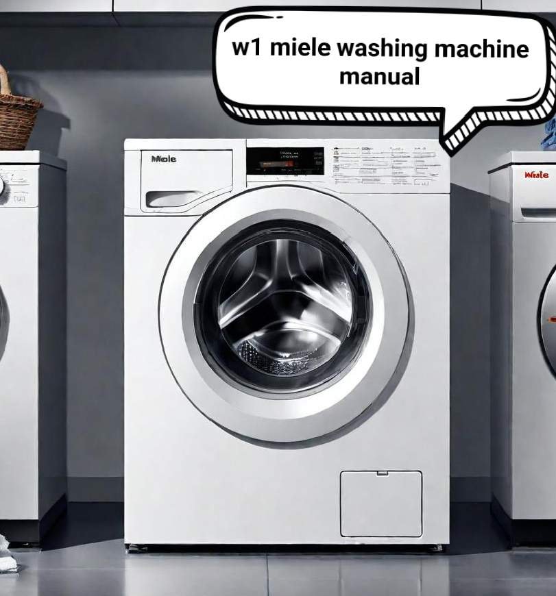 w1 miele washing machine manual